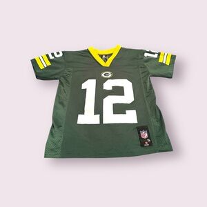 Youth NFL Teams Green Bay Packers Football Aaron Rodgers Jersey Size 8